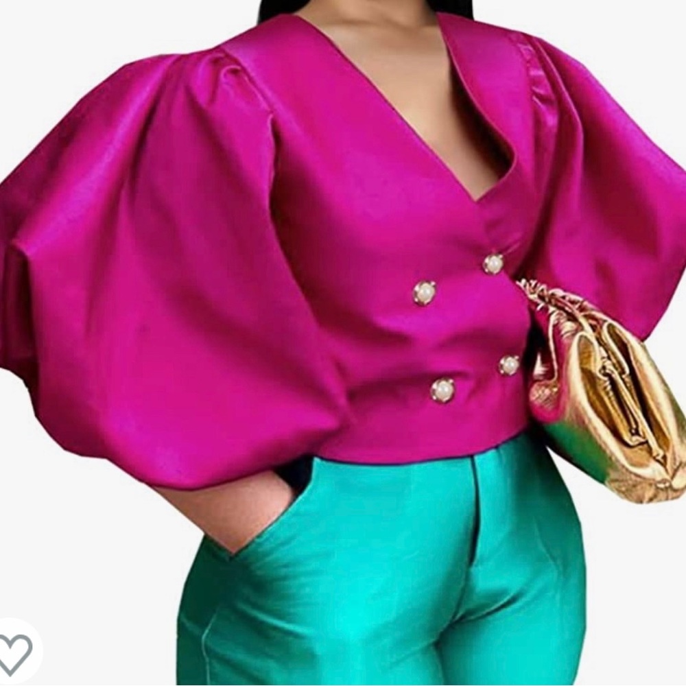 New with tags, Lantern sleeve shirt